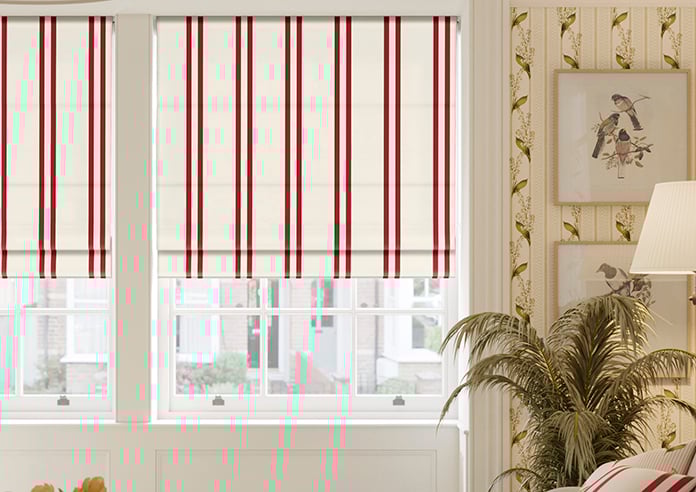 Winnies Stripe, Pillbox - Roman Blind - Image 3
